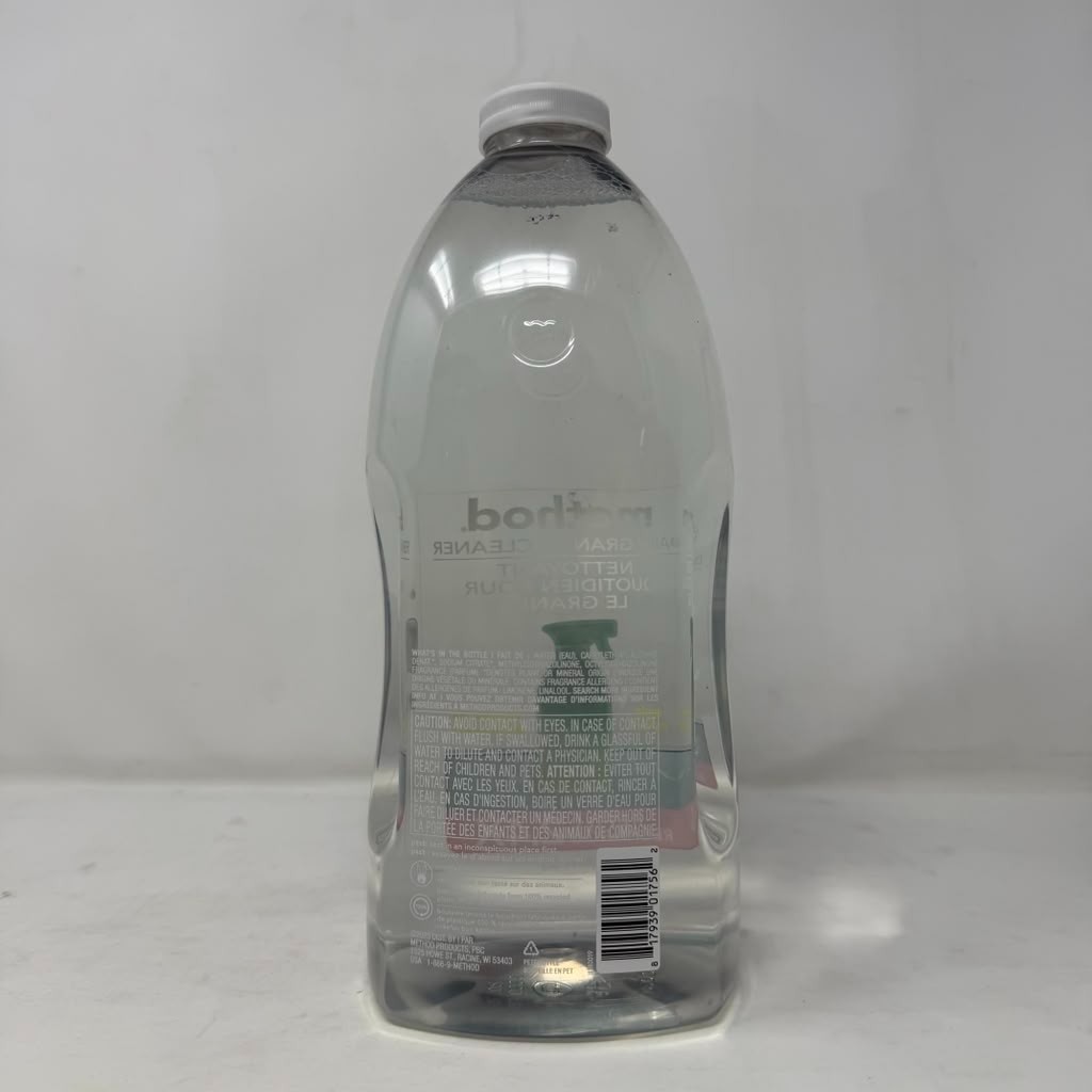 2 Pack – Method Daily Granite Cleaner Refill, Apple Orchard, 2 L ( 68 Fl Oz )