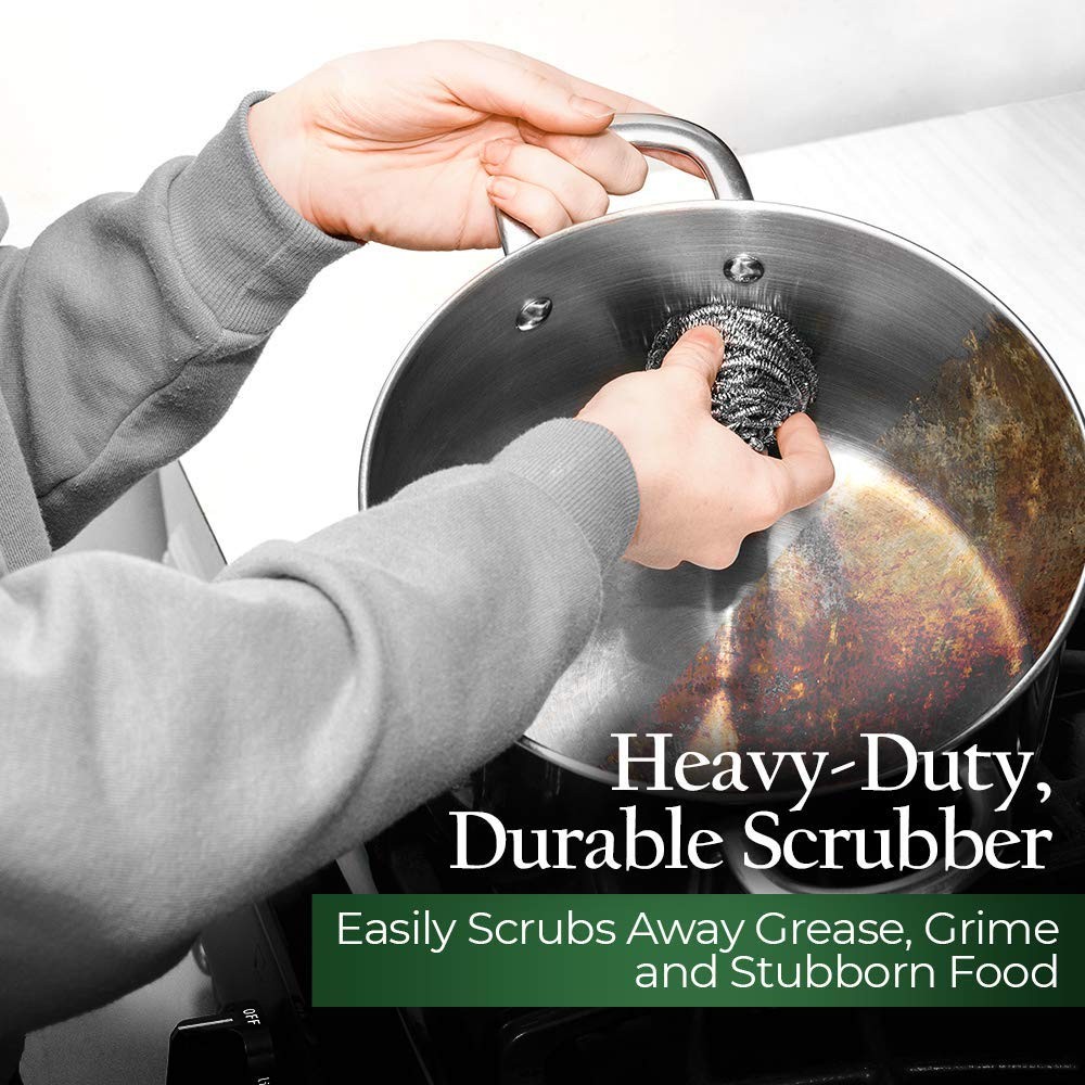 Stainless Steel Kitchen Scouring Cleaners 2 Cleaners Included