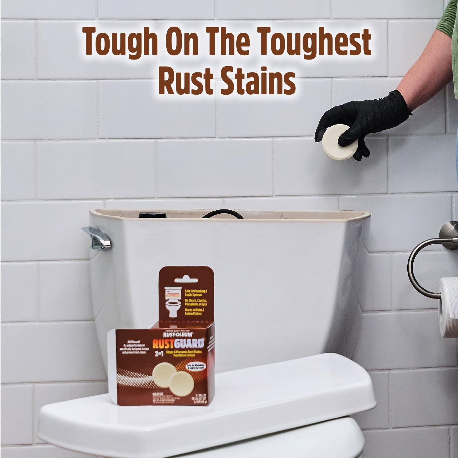 Rustguard Rust Stain Remover | Heavy-Duty Iron Stain Remover & Toilet Bowl Clean