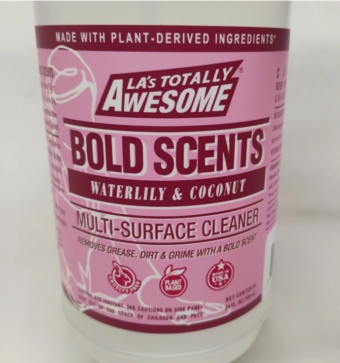 3 PACK- LA’s Totally Awesome Plant-Based Multi-Surface Cleaner Cruelty Free 24oz