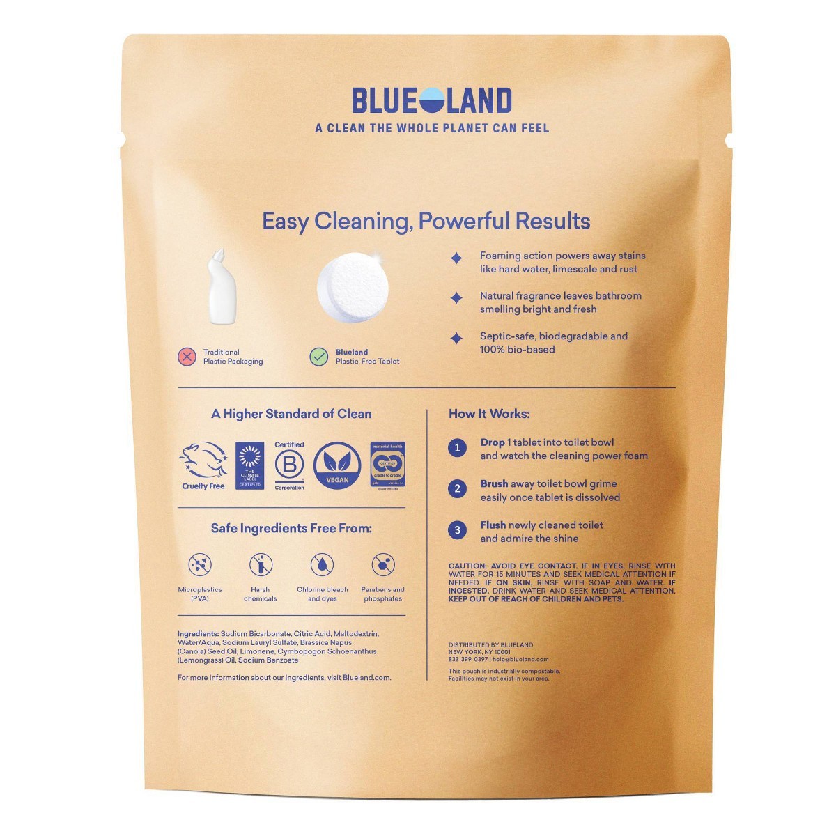 Blueland Wild Lavender Toilet Bowl Cleaning Tablets – 8.4oz/10ct