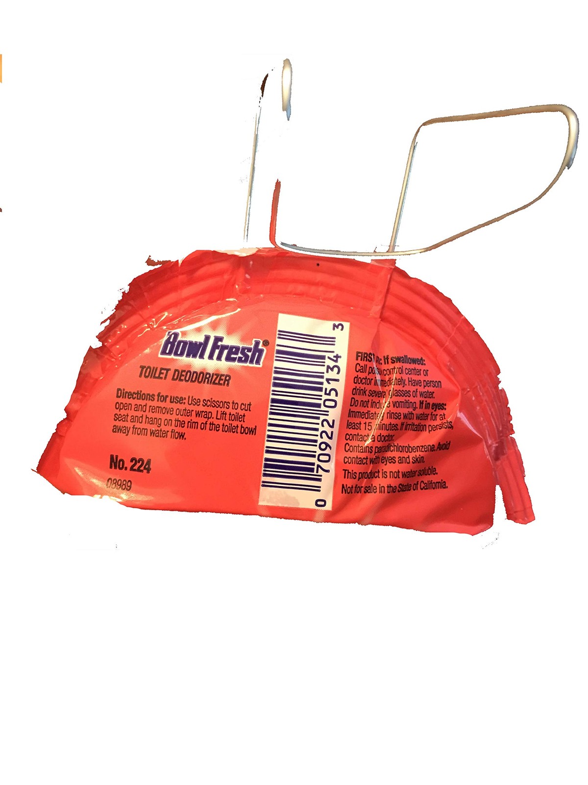 Value Size Bowl Deodorizer Hanging Mount Four oz. (4)