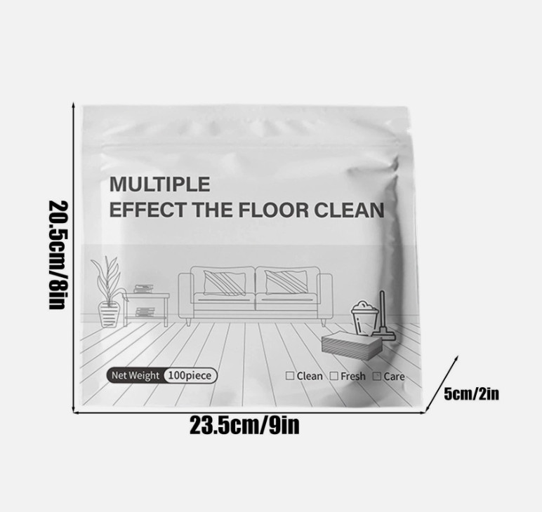 Multiple Effect The Floor Clean, 100 Piece Floor Cleaning Tablets Multi-Surface