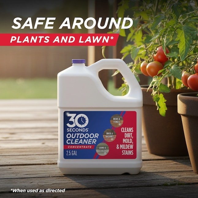 30 SECONDS 2.5-gallon Mold and Mildew Stain Remover Concentrated Outdoor Cleaner