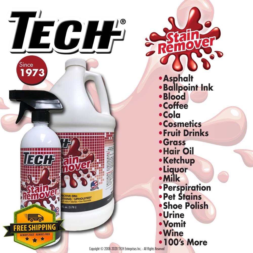 TECH Stain Remover 16 fl oz (2×8 oz)