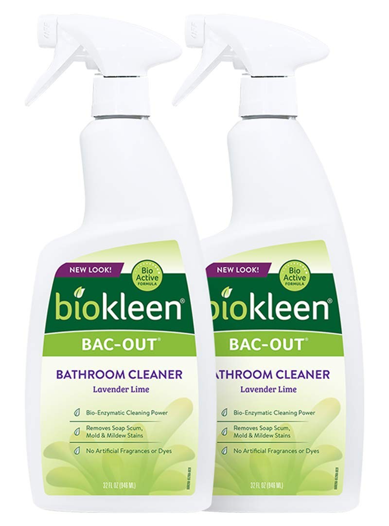Bac-Out Natural Bathroom Cleaner – 2 Pack – Enzyme Professional Strength, Enz…