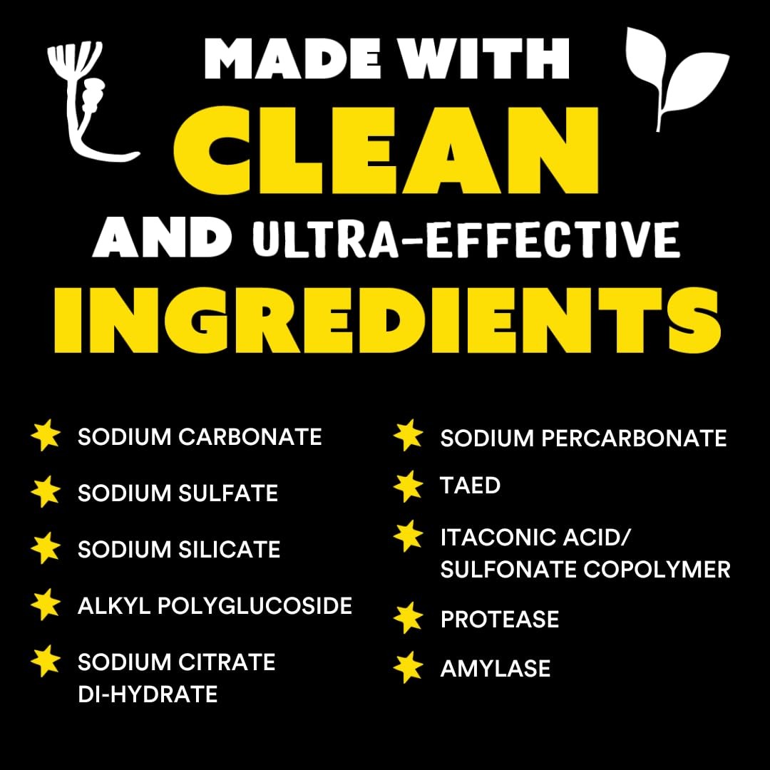 Dishwasher Powder 60 Loads Unscented Detergent Cuts Grease ResidueFree Sparkling