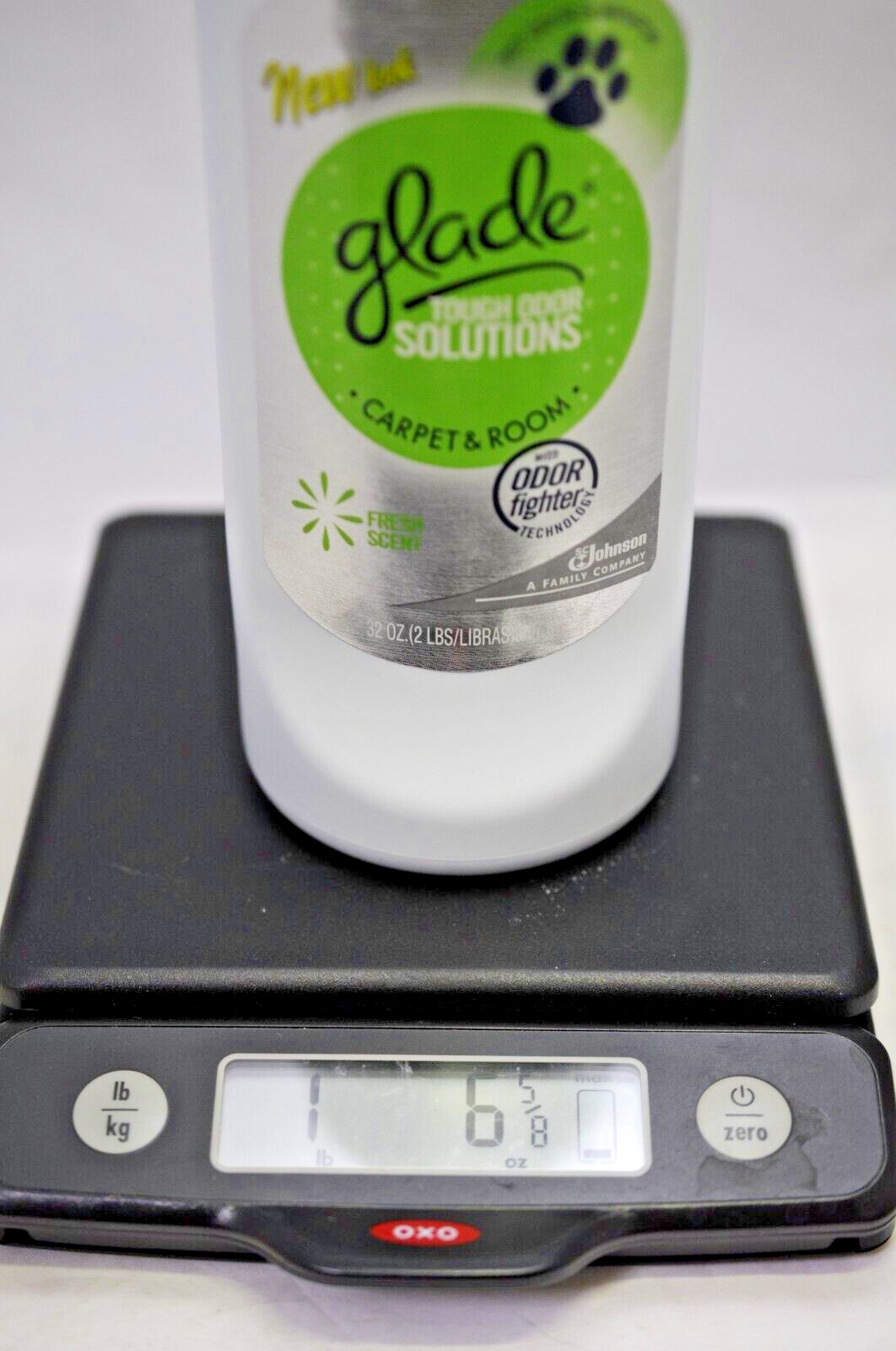 Glade Tough Odor Solutions Carpet & Room Fresh Scent OPEN CONTAINER