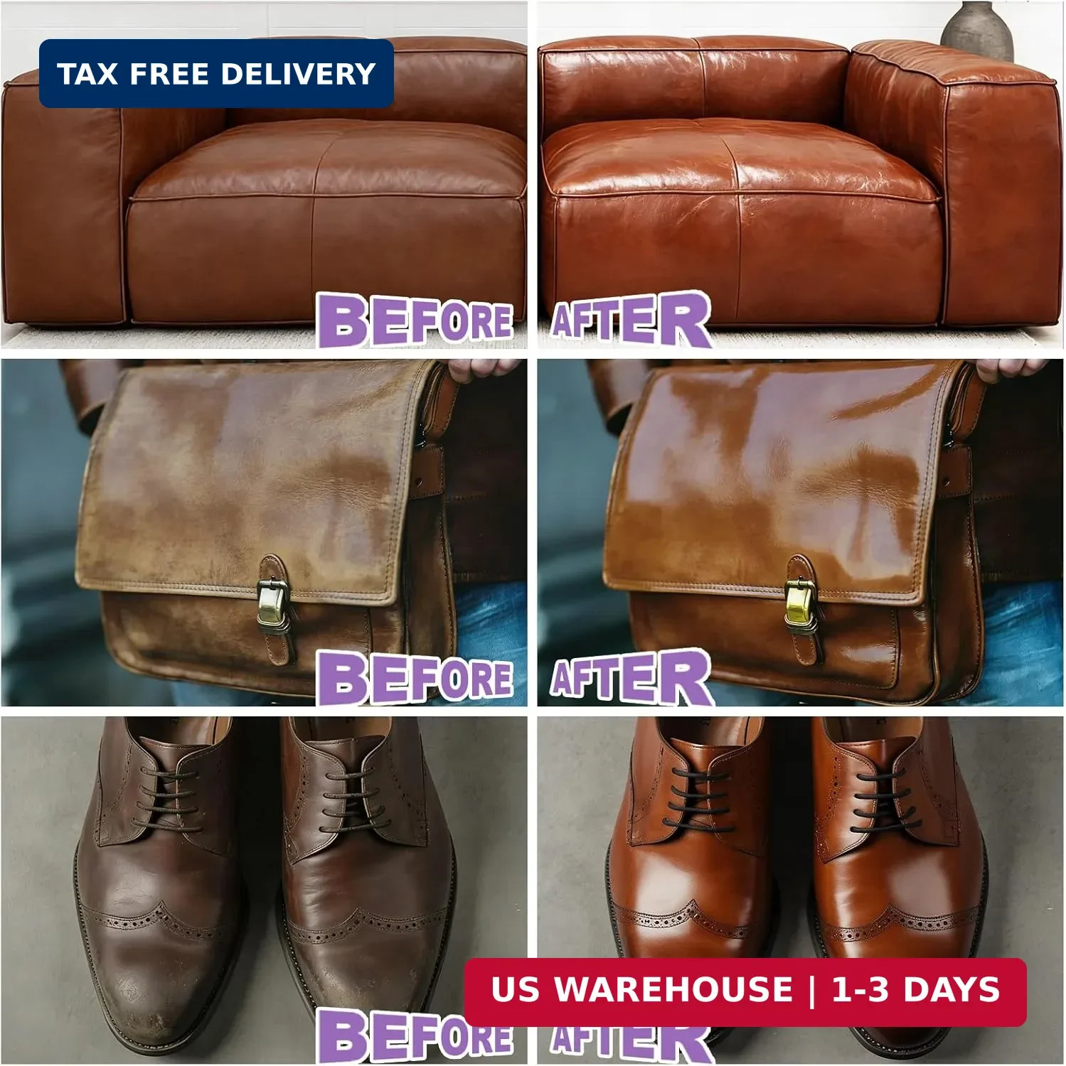 Leather Cleaner & Conditioner – Cleans, Nourishes, Restores & Maintains, Crafted