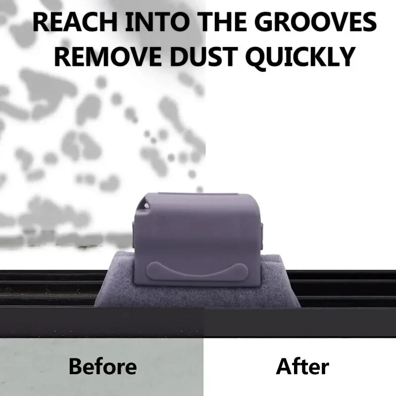 Window Groove Cleaning Brush Portable Sponge Door / Window Slot Cleaning Brush.