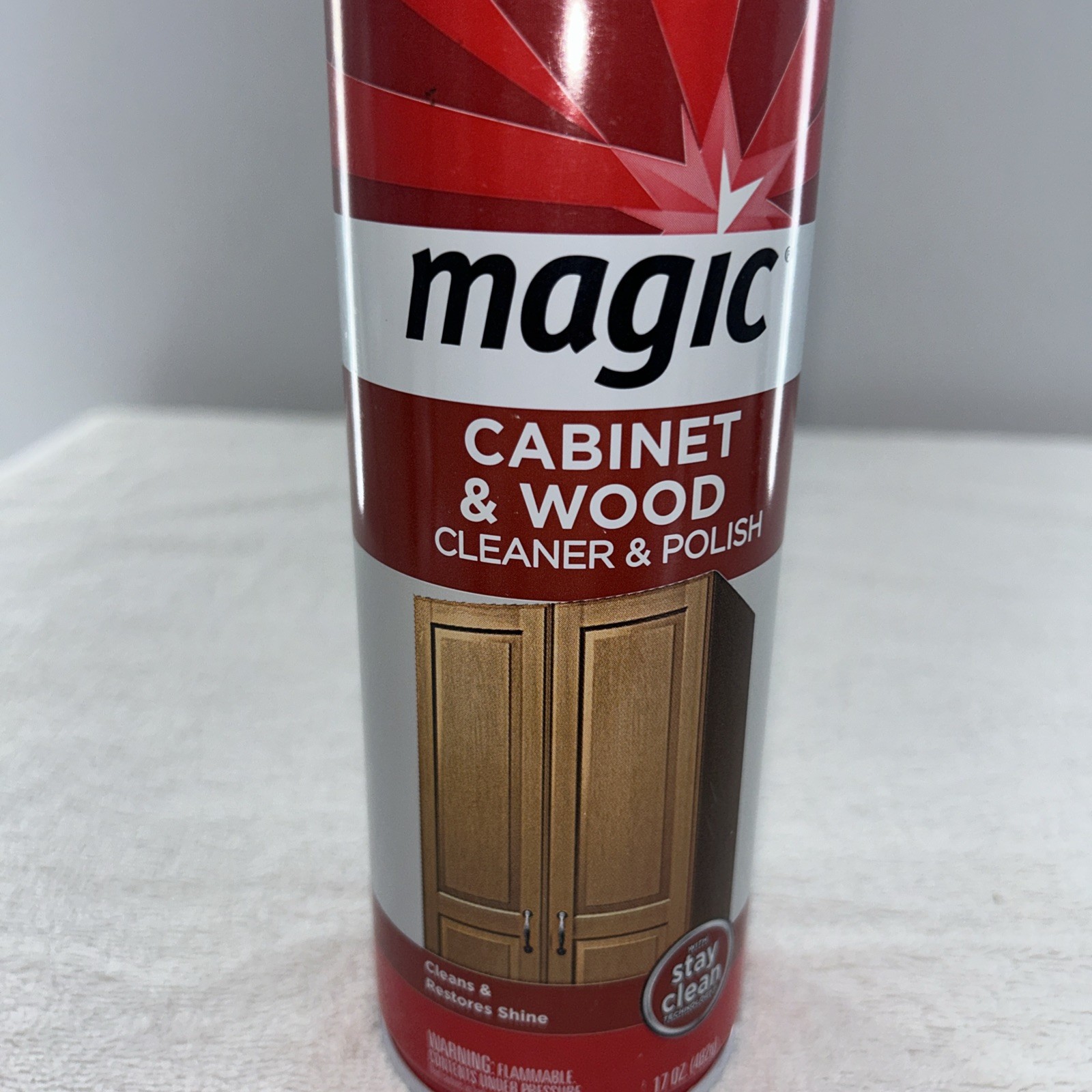 Magic Cabinet & Wood Cleaner Polish Aerosol 17oz Discontinued Made In The USA