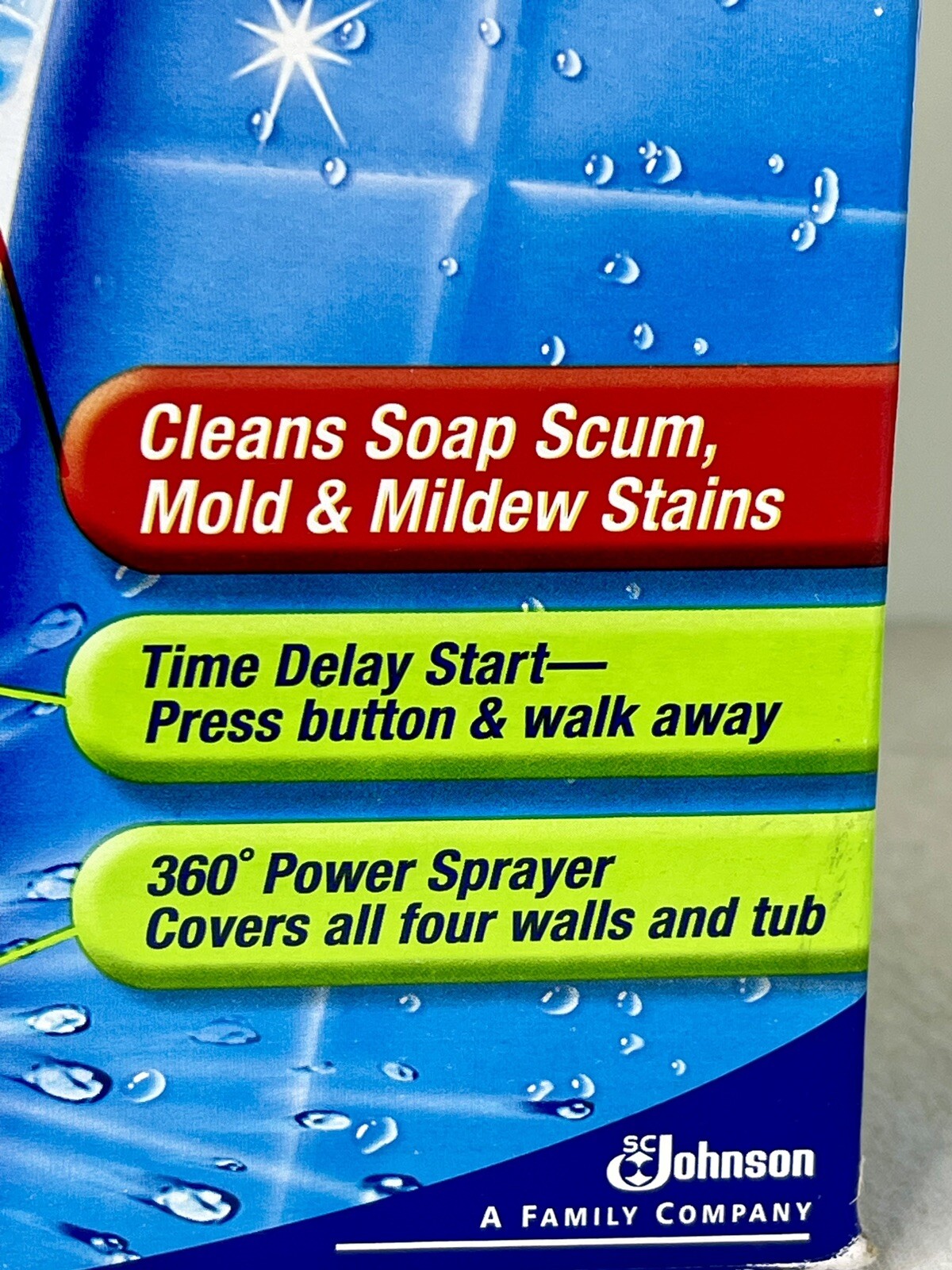 Scrubbing Bubbles Automatic Shower Cleaner Kit with 2 Refills Rotating Sprayer