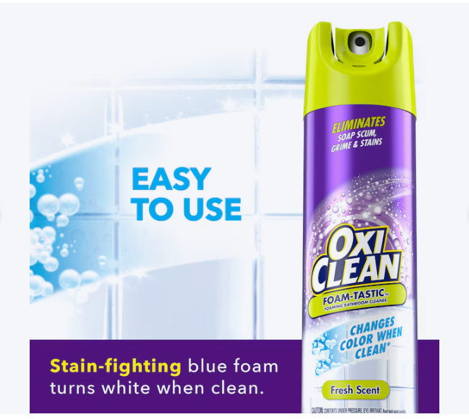 OxiClean 19 Ounce(s) Fresh Scent Foam Multipurpose Bathroom Cleaner