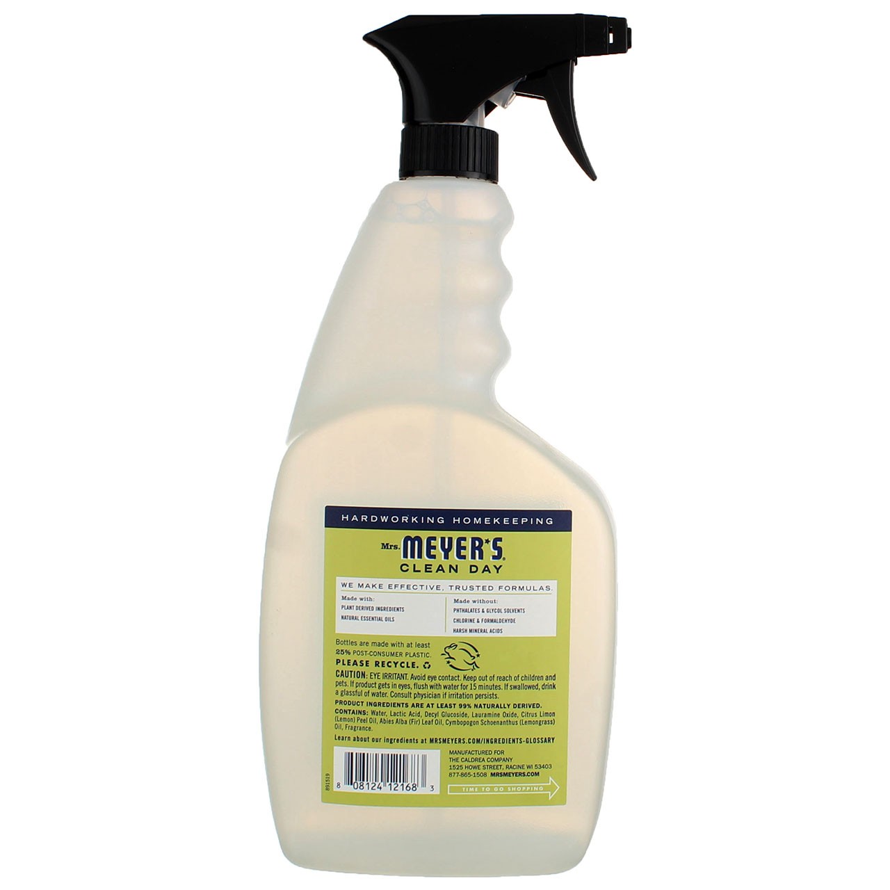5 Pack Mrs. Meyer’s Clean Day Tub and Tile Cleaner, Lemon Verbena, 33 fl oz