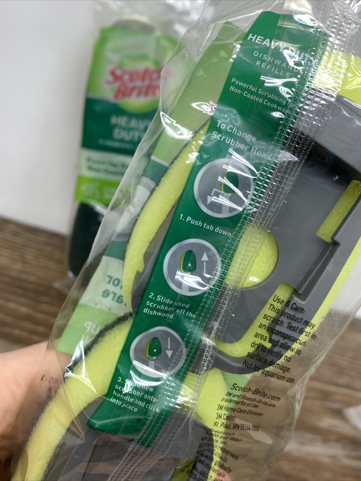 Scotch-Brite Heavy Duty Heavy Duty Dishwand Refills, 6 Indv. Total (3-2 Packs)