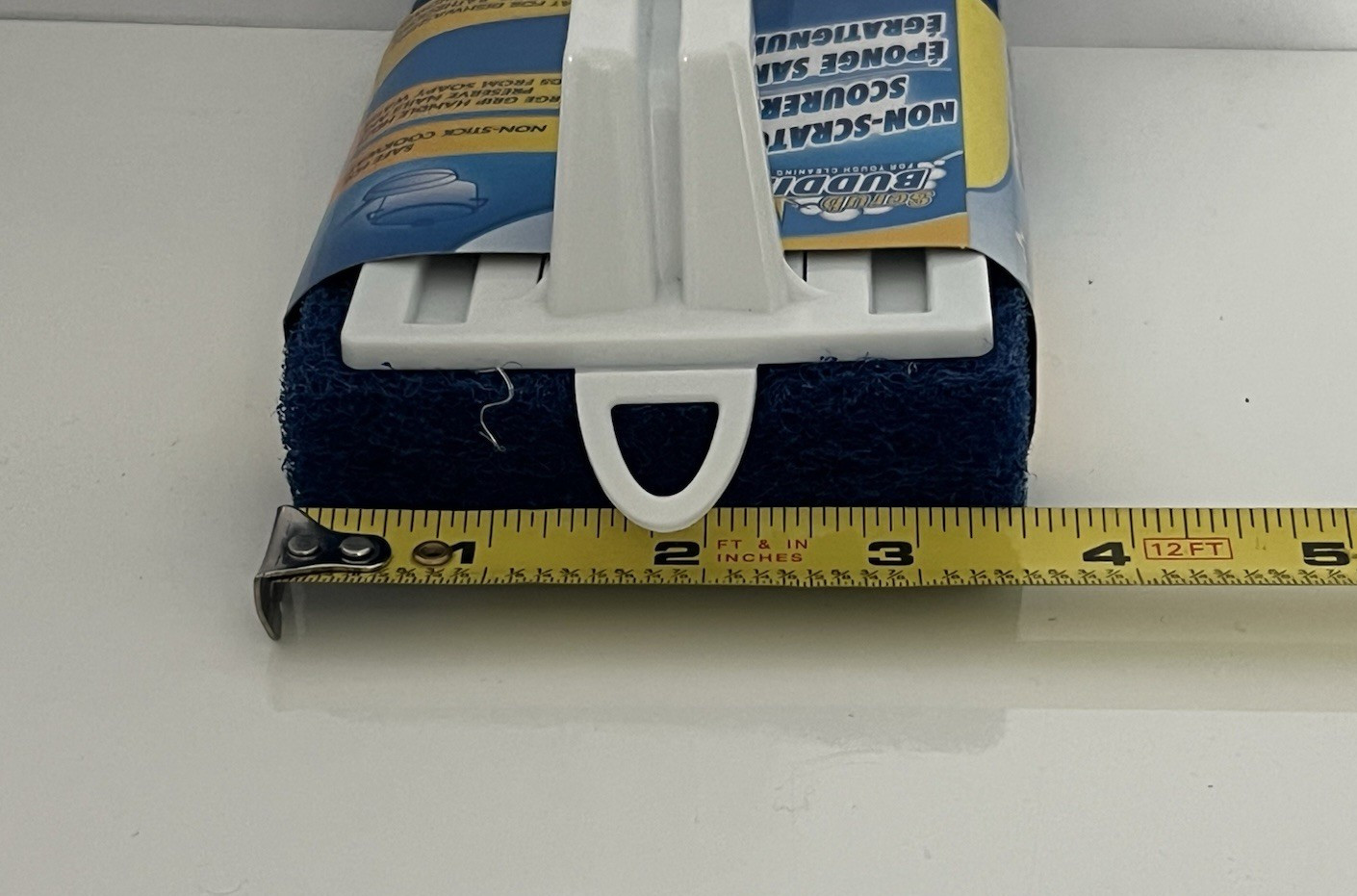 Scrub Buddies Non-Scratch Scourer Dish Scrub Brush Handle Non-Stick Safe New