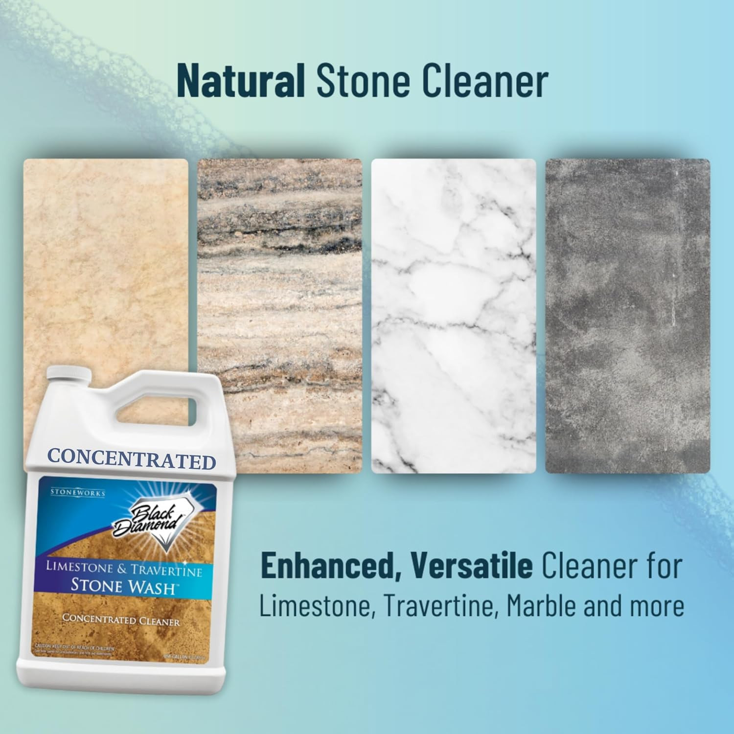 Natural Stone Cleaner – Limestone, Slate & Travertine Cleaner – Natural Stone Sh