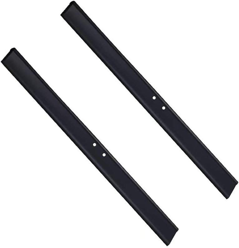 2PCS 10-Inch Silicone Rubber Squeegee Replacement Blades for Effortless Cleaning
