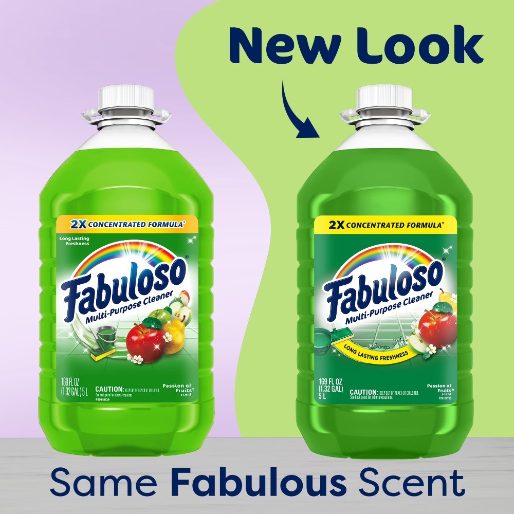 2X Multi-Purpose Cleaner, No Rinse Floor Cleaner,Passion of Fruits Scent,169floz