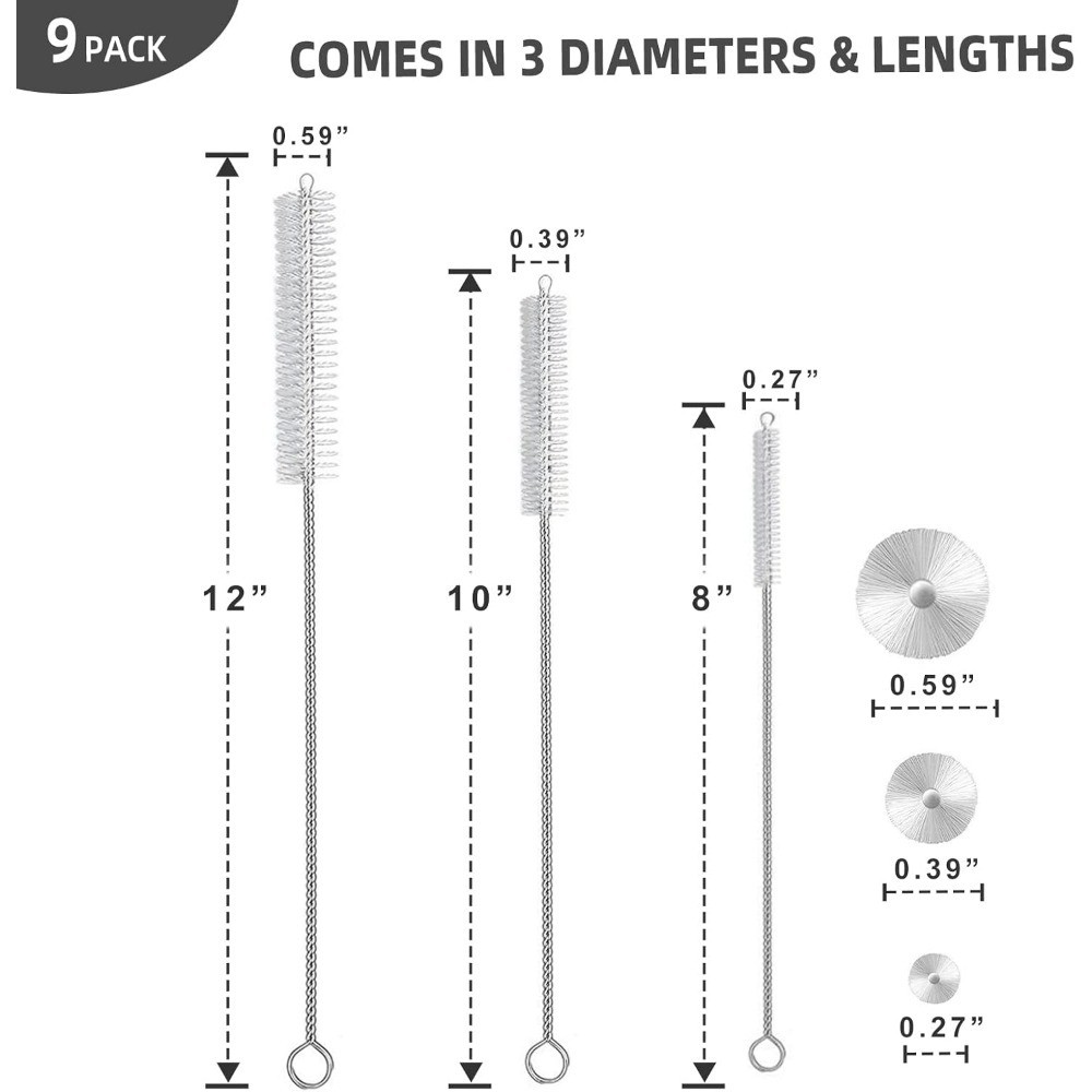 Extra Long Kit for 40 30 20 oz Tumblers Cups Bottles and