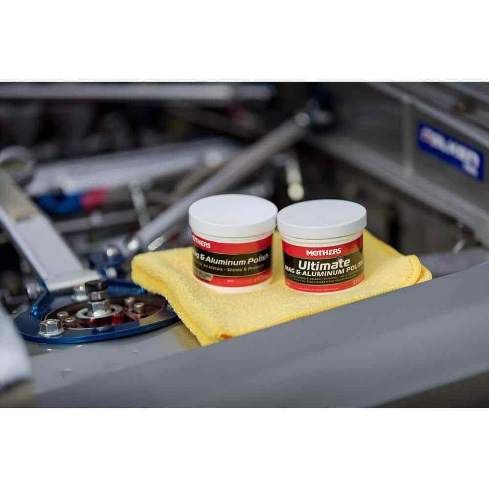 MOTHERS Mag and Aluminum Polish Paste , For all Metals 10 Oz.
