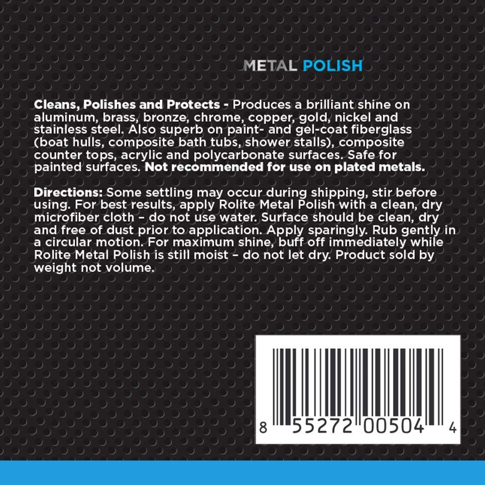 Metal Polish Paste, 4.5 Oz, Industrial Strength Scratch Remover & Cleaner for Al