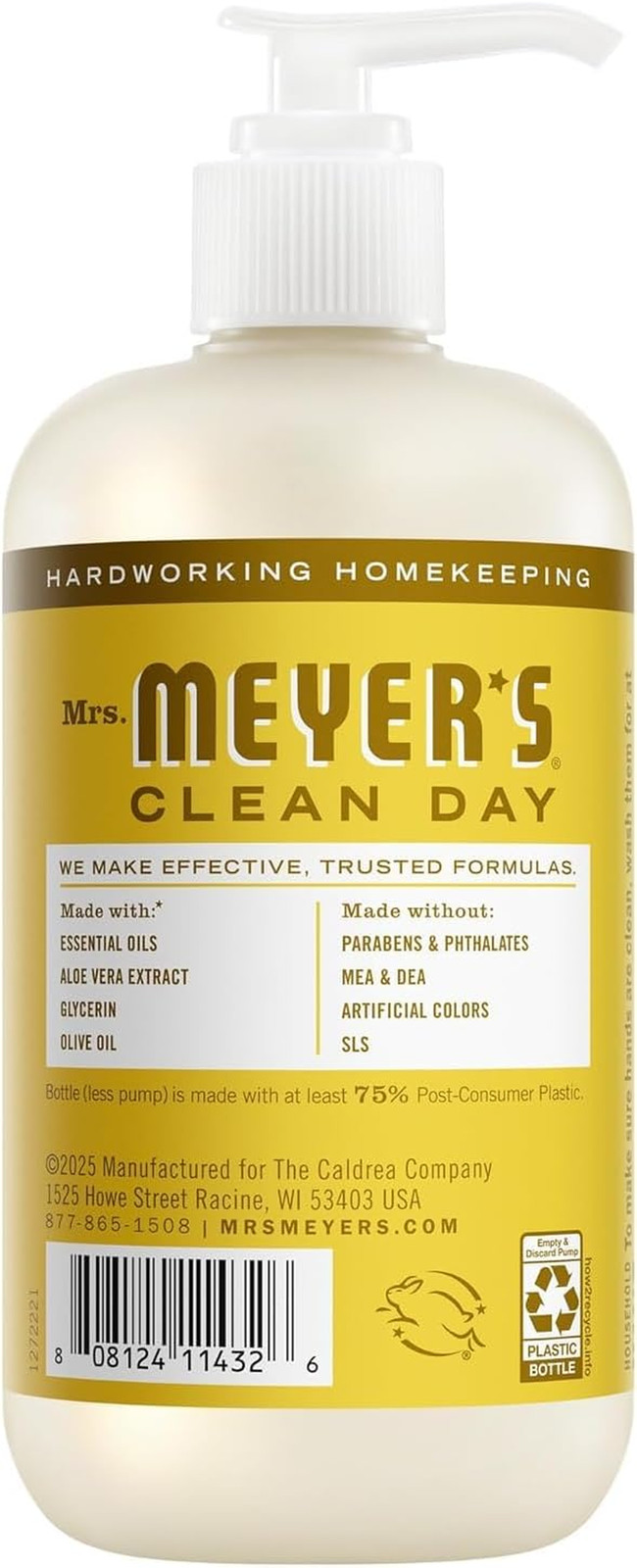 Mrs. MEYER’S Kitchen Set, Dish Soap, Hand Soap, and Multi-Surface Cleaner, 3 CT