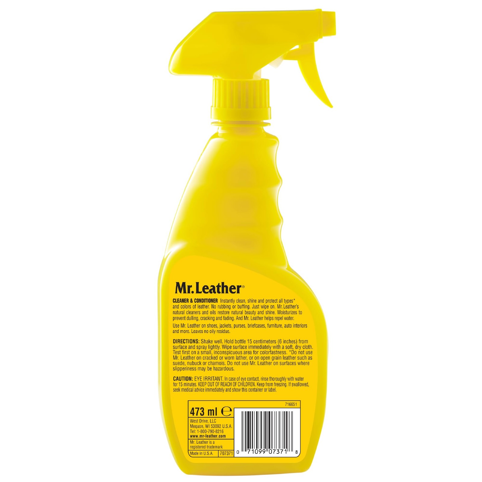 Cleaner and Conditioner – Safe for All Leather & Vinyl – Hydrate and Shine with