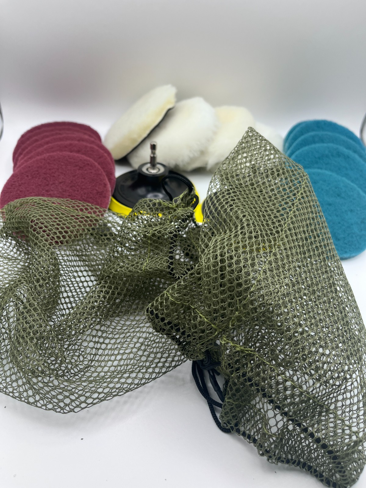 Versatile 19-Piece Scouring Set – Ultimate Power Scrubber for Grease and Grime