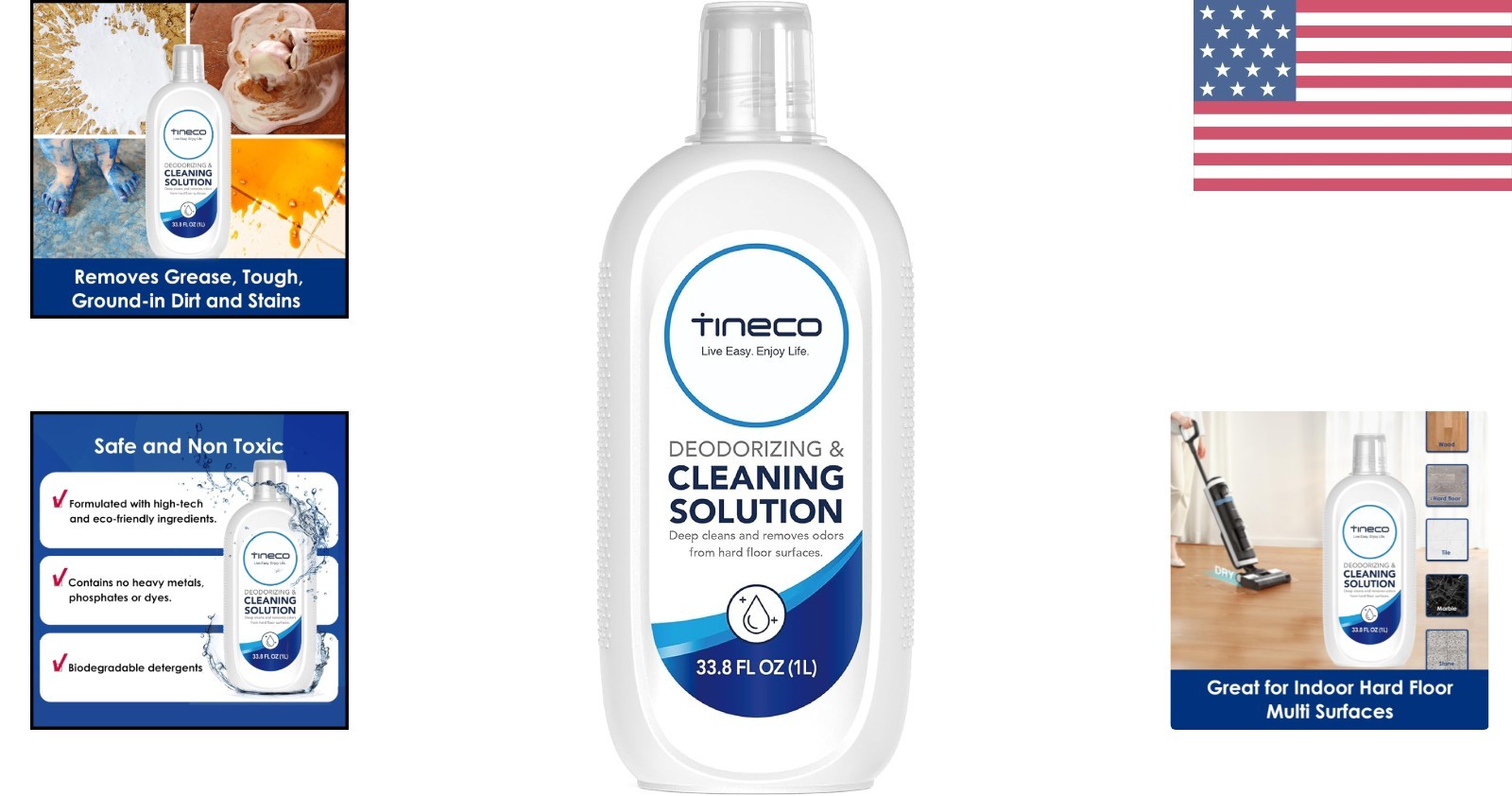 Versatile 33.8 Fl Oz Floor Cleaner for iFLOOR Series – Safe for Family Use