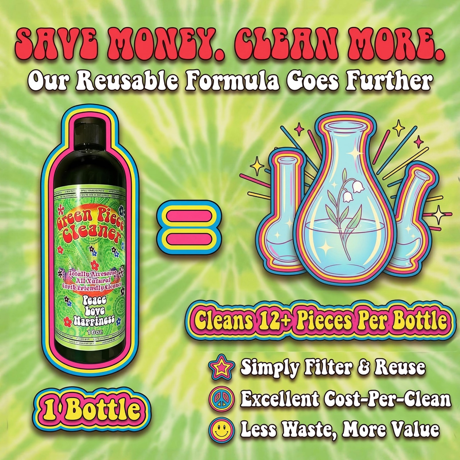 All-Natural Glass Cleaner – Eco-Friendly Multi-Purpose Cleaner for Metal & Ceram