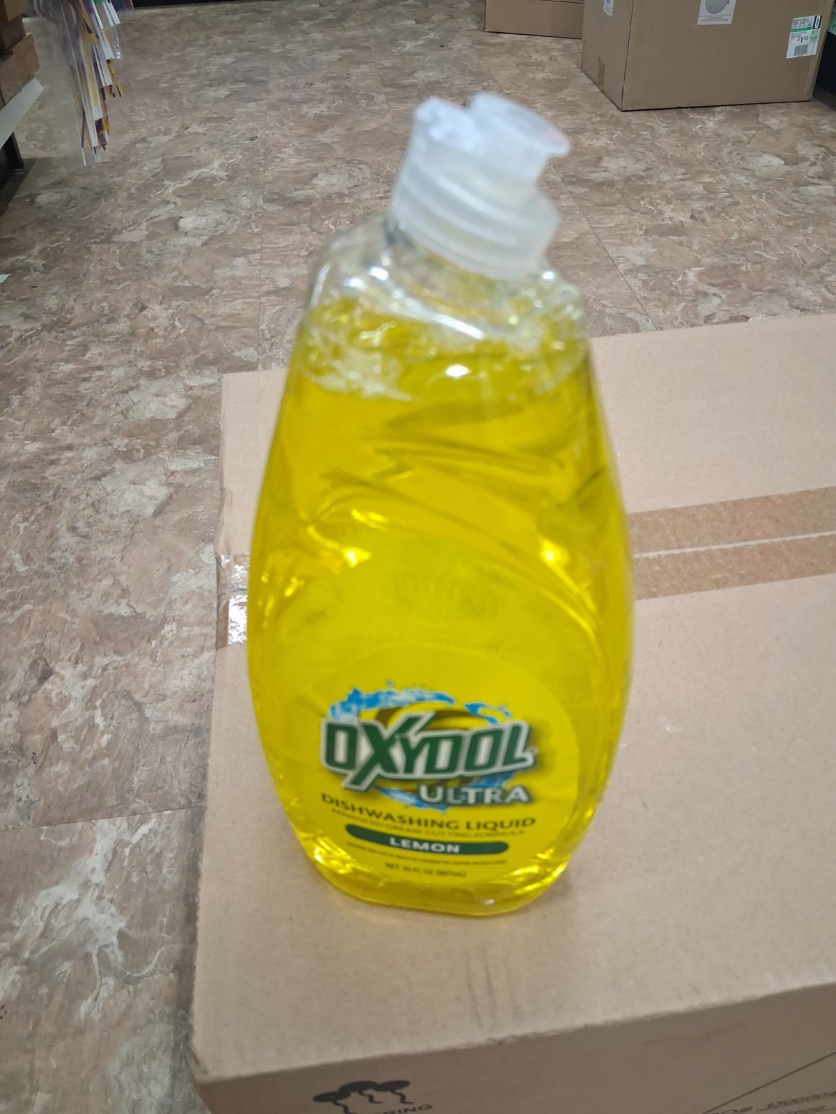 OXYDOL Ultra Dishwashing Liquid for Dishes, Lemon Scent 30 fl oz (1 Pack)