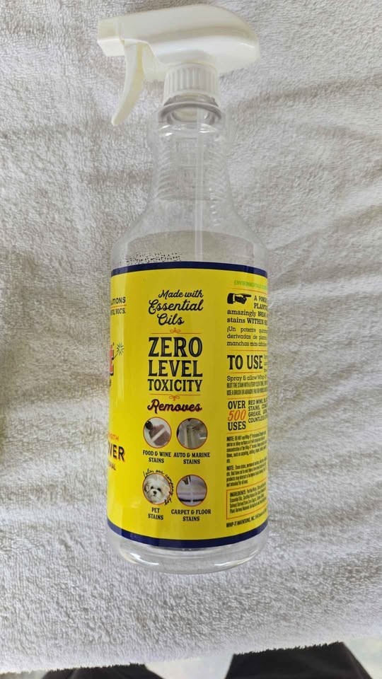 Amazing Whip-It Multi-Purpose Stain Remover & Cleaner 32oz Concentrate & Sprayer