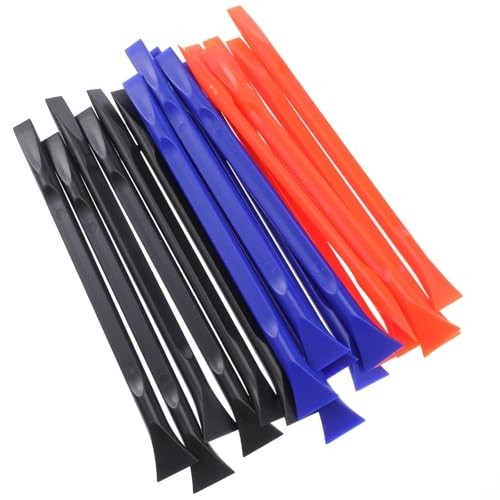 18 PCS Non-Scratch Plastic Scraper Set, Multi-Purpose Tool for Cleaning & Label