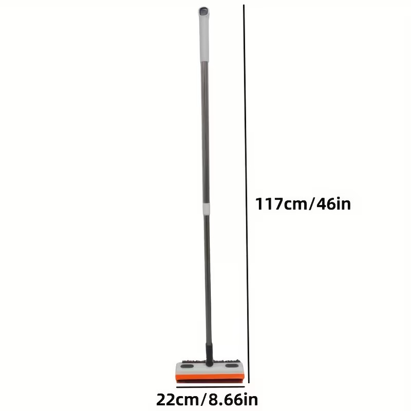 Long Handle Floor Scrub Brush with Soap Dispenser Bathroom Tile Grout Cleaner