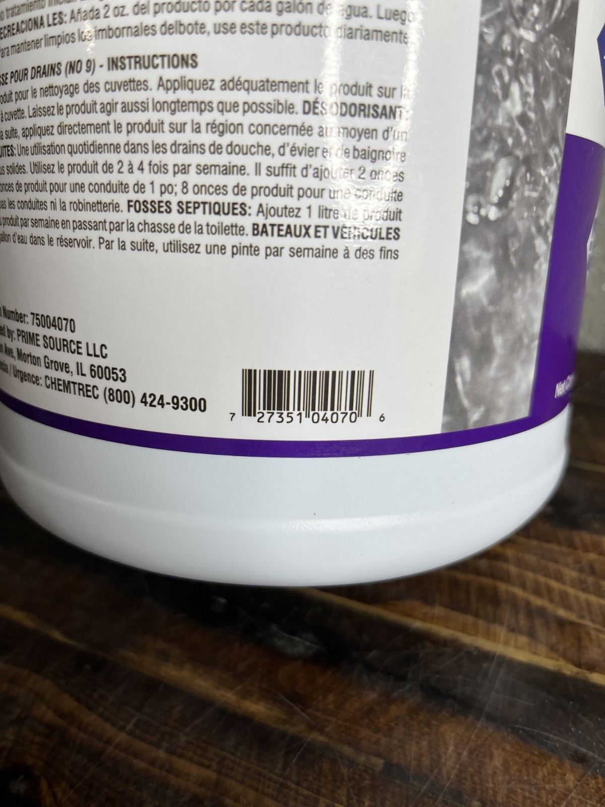 Prime Source Pipe Dream #9 Drain Grease Digester 1 Gallon Septic Safe Treatment