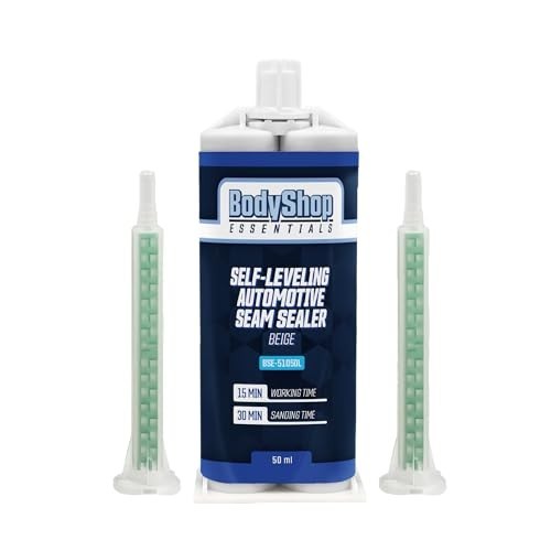 BodyShop Essentials Self-Leveling Automotive Seam Sealer Cartridge 50ml – Beige