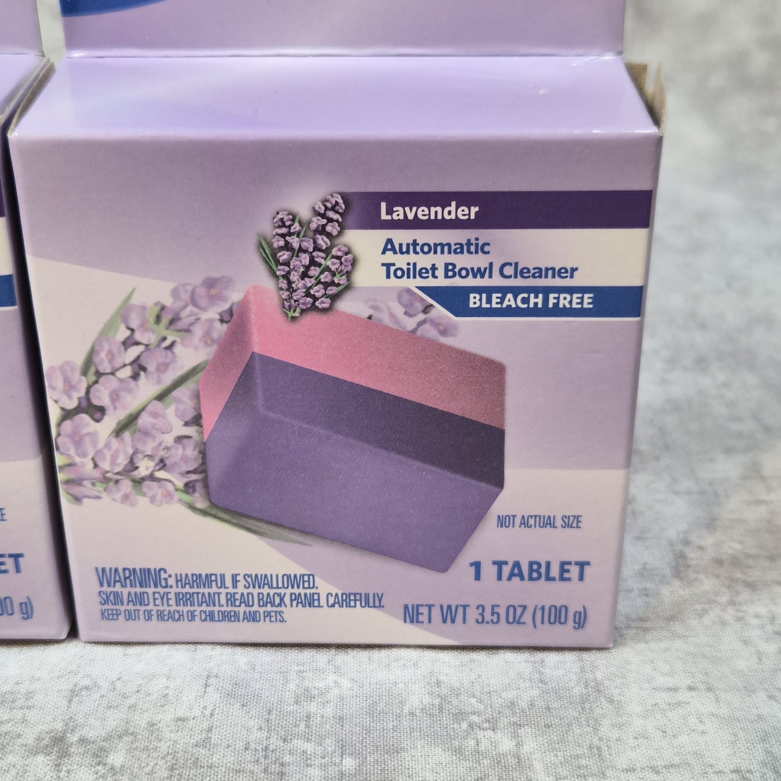 2x Clorox Fraganzia Automatic Toilet Bowl Cleaner Lavender Bleach Free Tablet