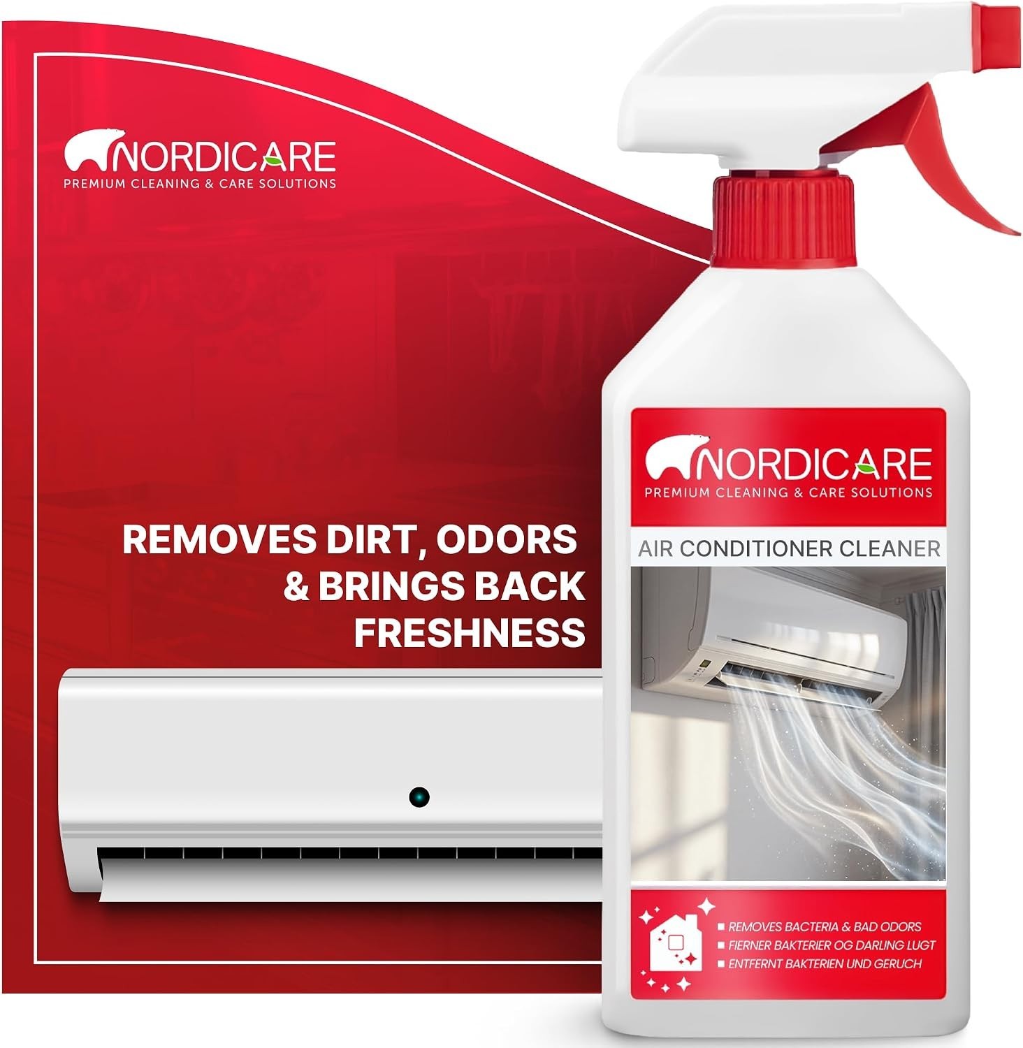 17.6oz Air Conditioner Cleaner Spray – Easy Application for Cleaner Air