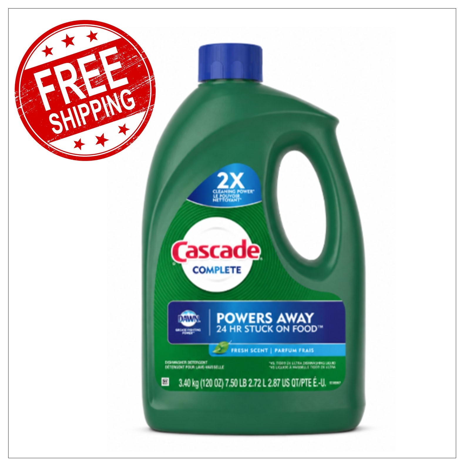 Complete 120 oz. Fresh Scent Gel Dishwasher Detergent