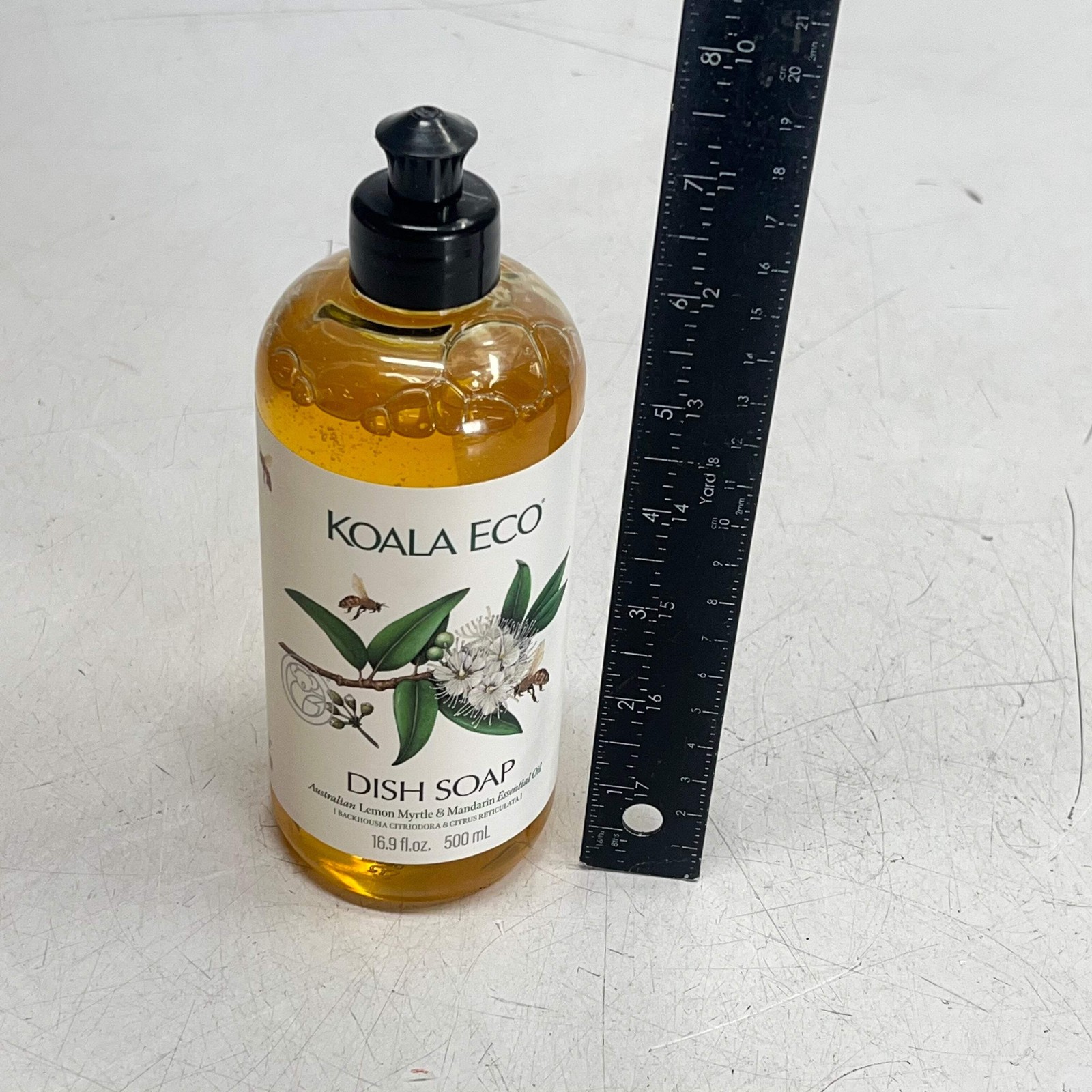 KOALA ECO (2 PACK) Lemon Myrtle & Mandarin Essential Oil Dish Soap 16.9 Fl Oz