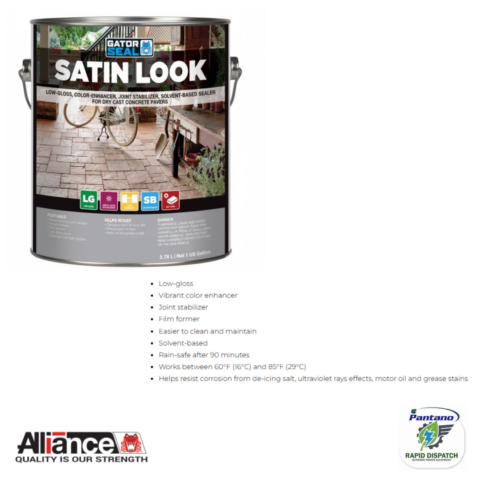 Alliance Gator Seal Satin Look Sealer 1 Gallon