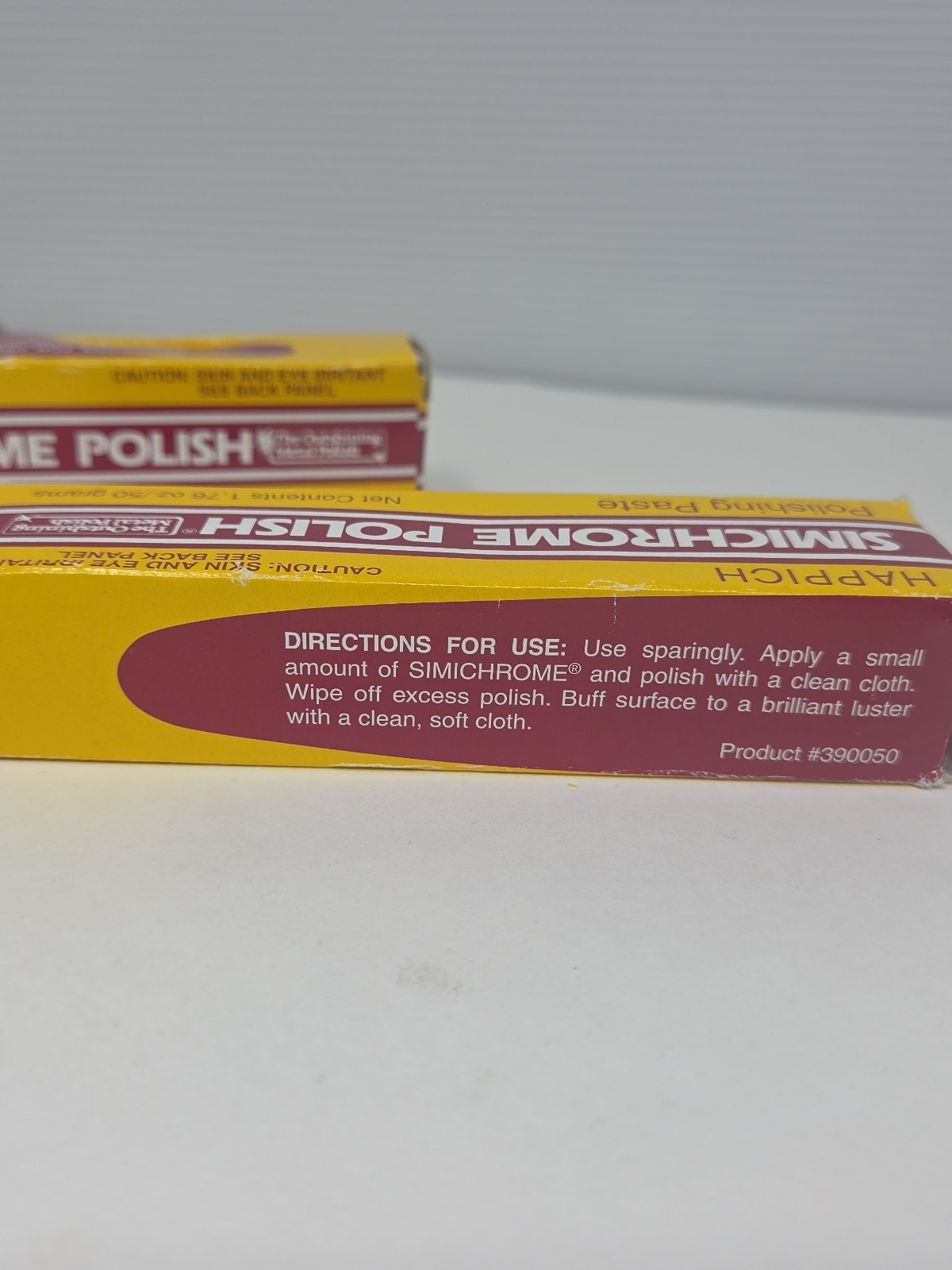 Simichrome All Metal Polish Tube with Polishing Cloth 1.76 Oz TWO Tubes