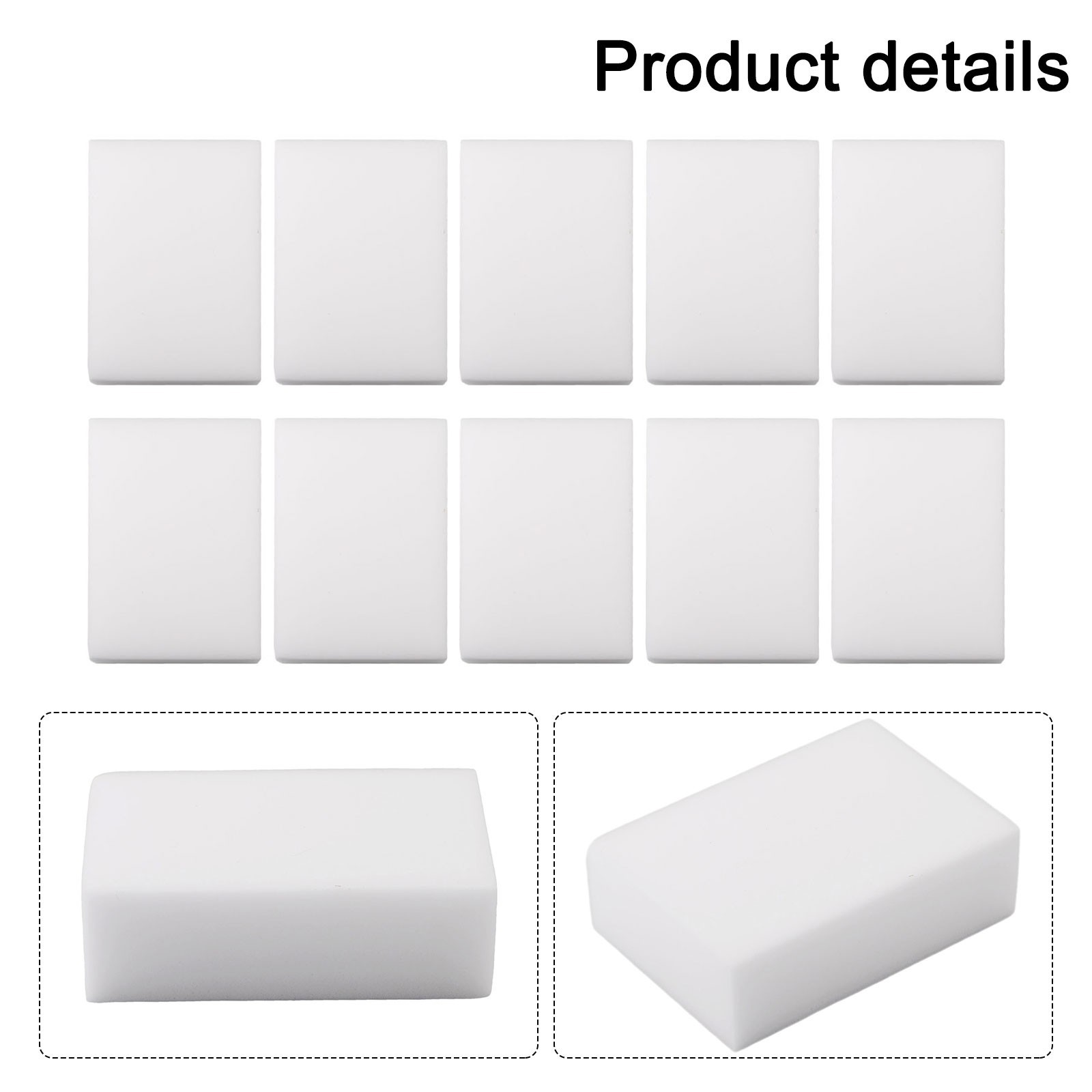Eraser Cleaning Sponge for Effective Stain Removal in Kitchen and Bathroom