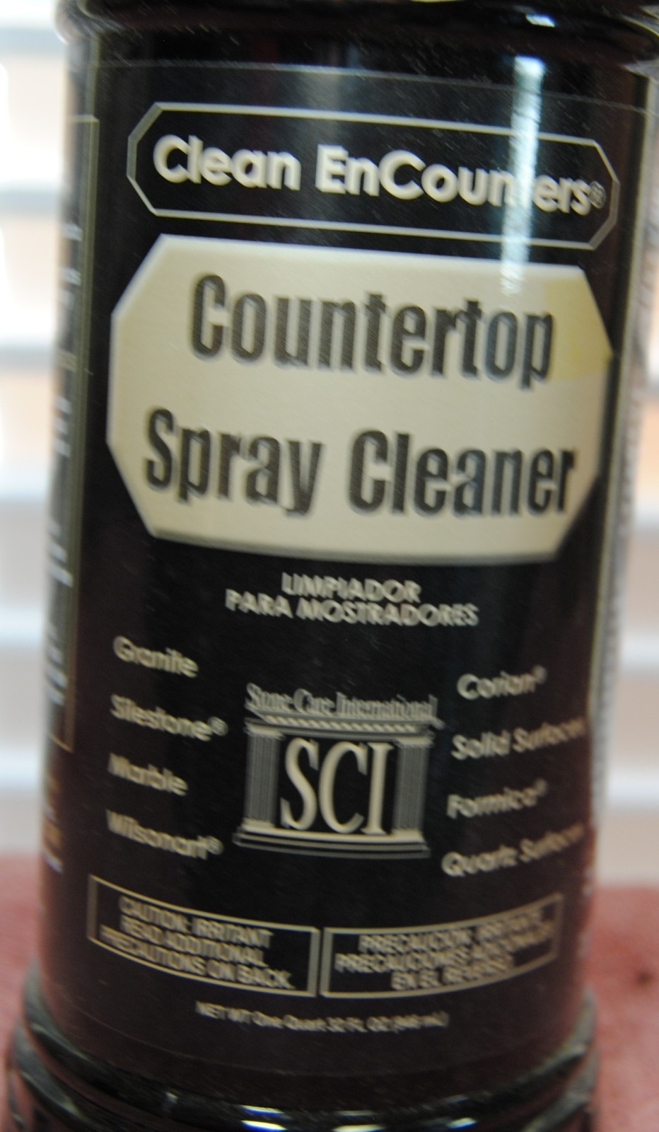 Clean EnCounters Countertop Spray Cleaner. 32 oz. Granite Marble Quartz Formica