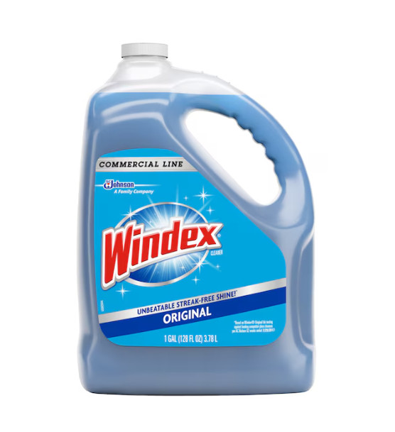 Windex Original Commercial Line 128 -fl oz Pour bottle Glass Cleaner