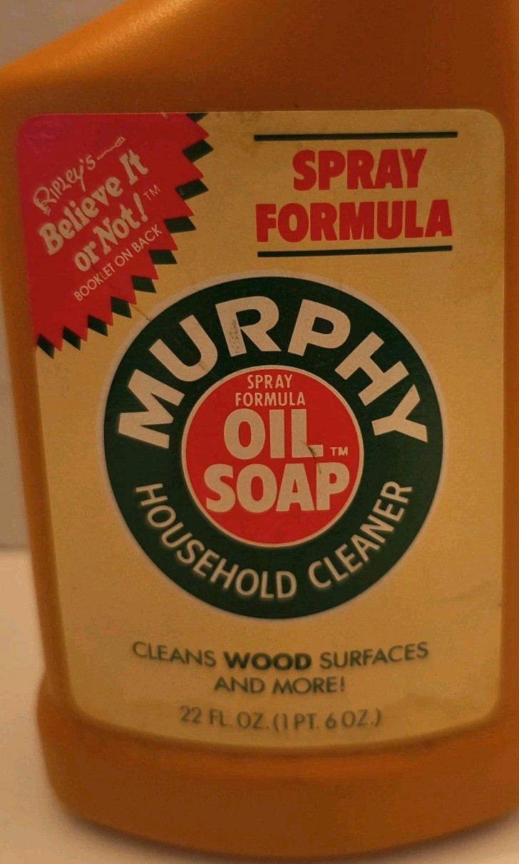 Murphy Oil Soap 22oz Spray Formula Wood Surfaces New Old Stock Vintage 1989