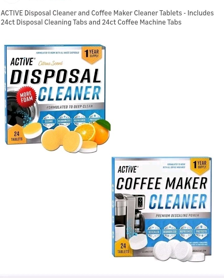 Active Disposal & Coffee Maker Cleaner