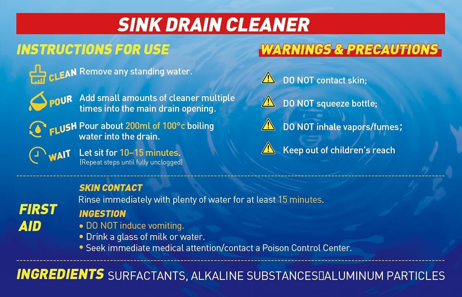 2 Wild Tornado Sink And Drain Cleaner Powder 220 Grams Total Kitchens Bathrooms