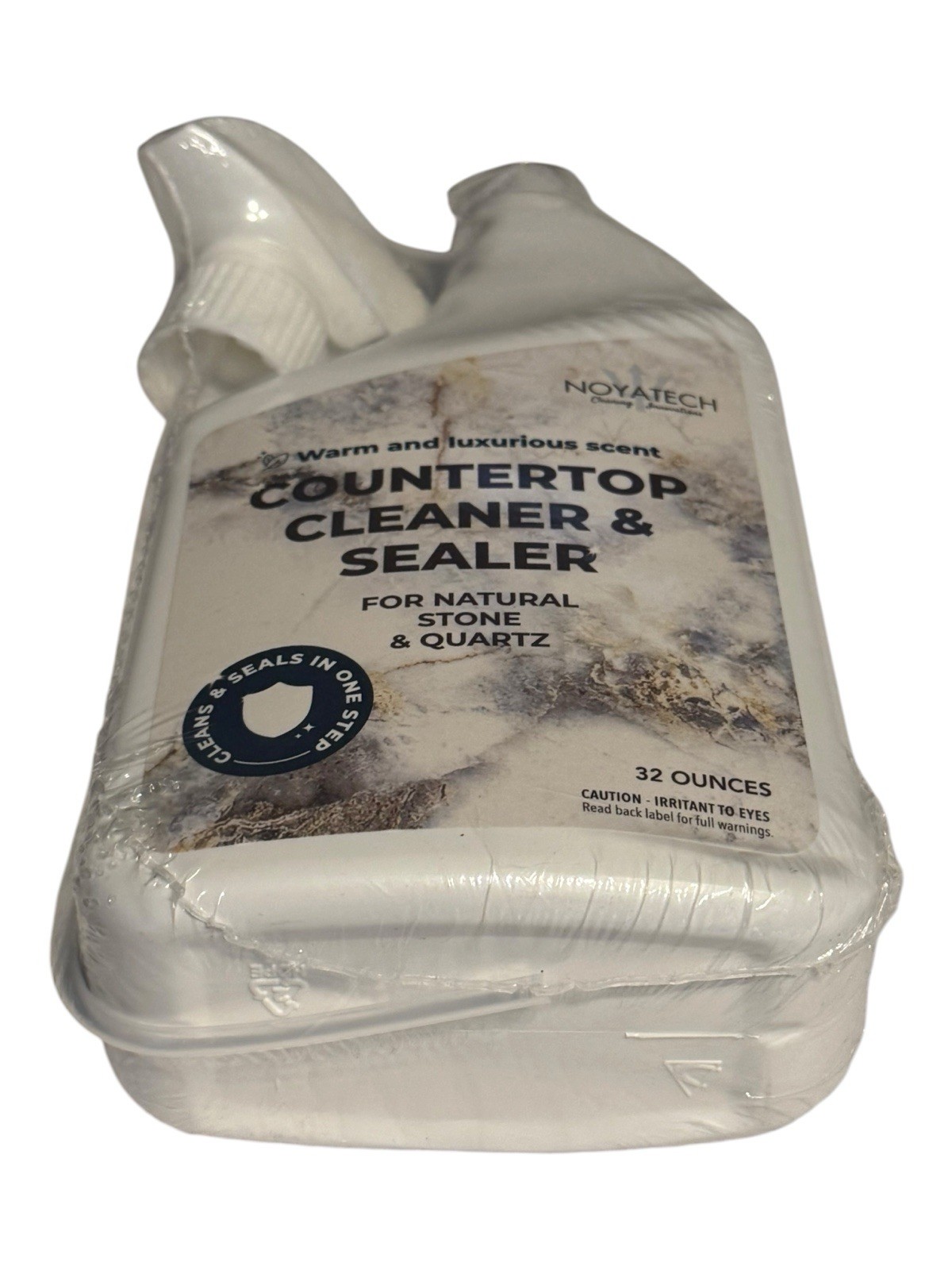 NOYATECH Countertop Cleaner & Sealer Spray for Granite, Marble & Quartz – 32 oz
